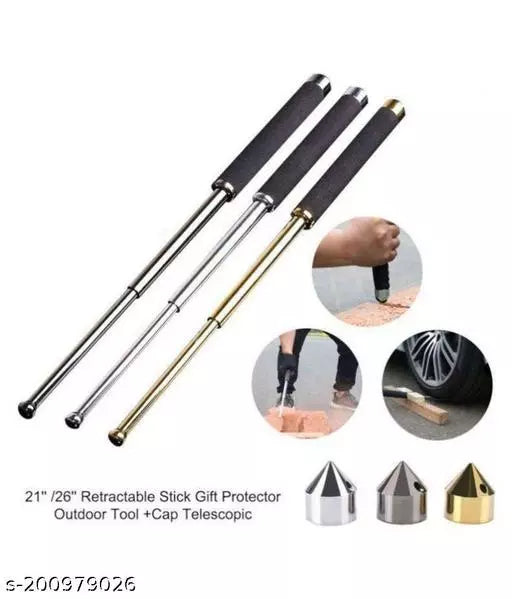 PREMIUM METAL SELF DEFENCE STICK (Heavy Metal and Extendable